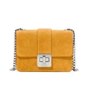 Kate Spade PHOEBE SUEDE TURNLOCK MINI FLAP CROSSBODY